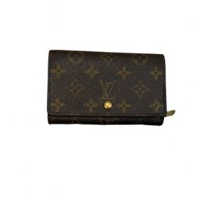 Louis Vuitton Brown Monogram Wallet Classic Design